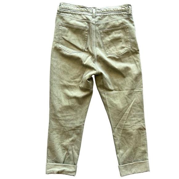 Gap Green Paper Weight High Waisted Button Fly Jeans - Picture 5 of 5